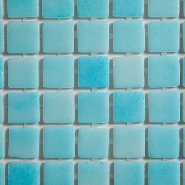 Mosaïque en verre pressé pour piscines, bains et saunas 32.5 cm x 51.5 cm - Azure wave
