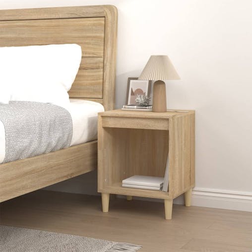 NNEVL Bedside Cabinet Sonoma Oak 40x35x50 cm