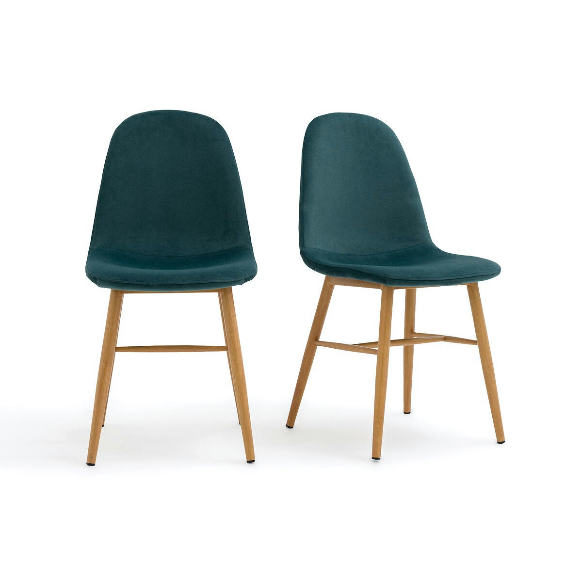 Lot de 2 chaises velours, Polina