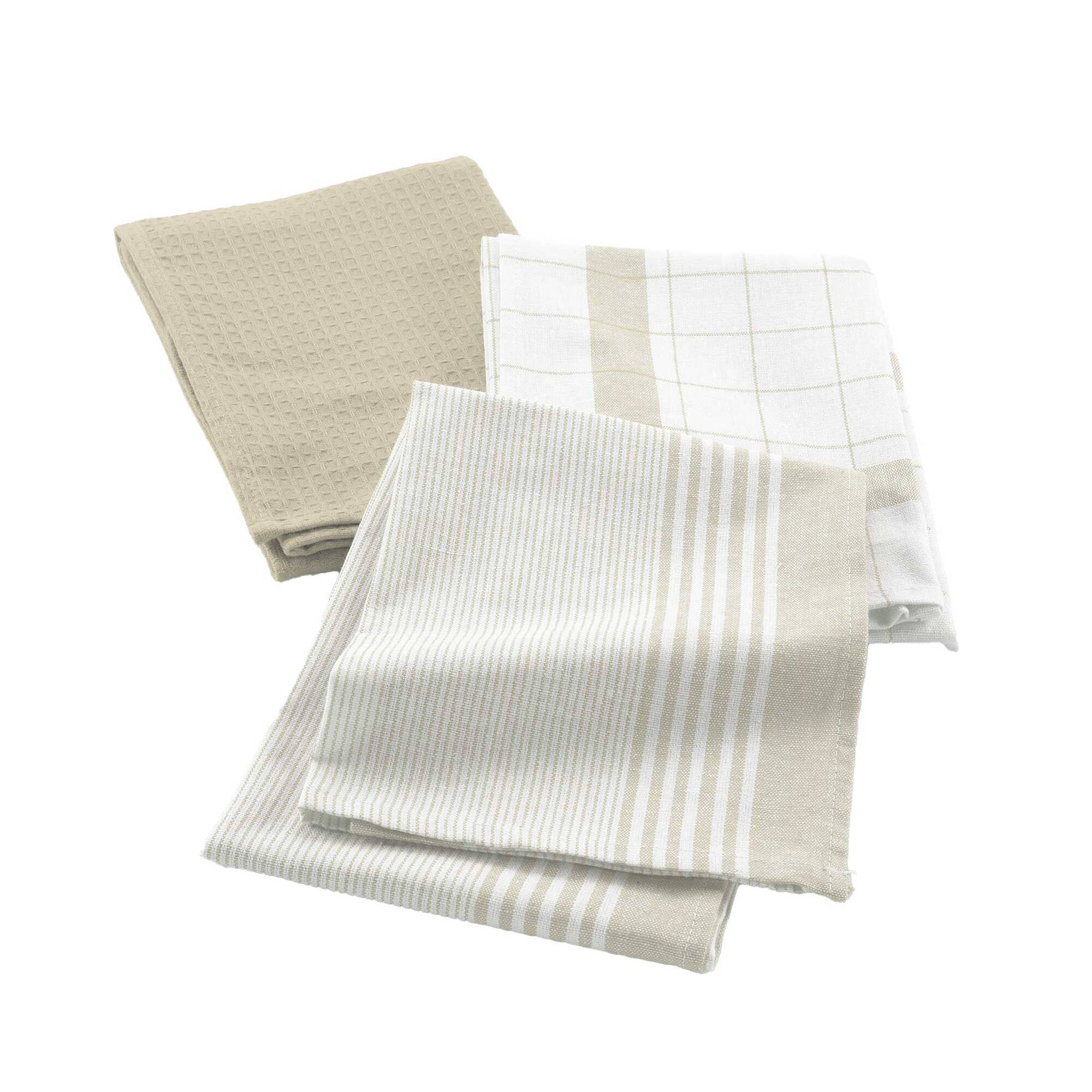 Torchons de cuisine assortis - lot de 3