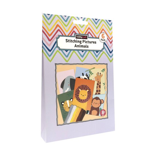 Animal Stitching Picture Kit 6 Pack