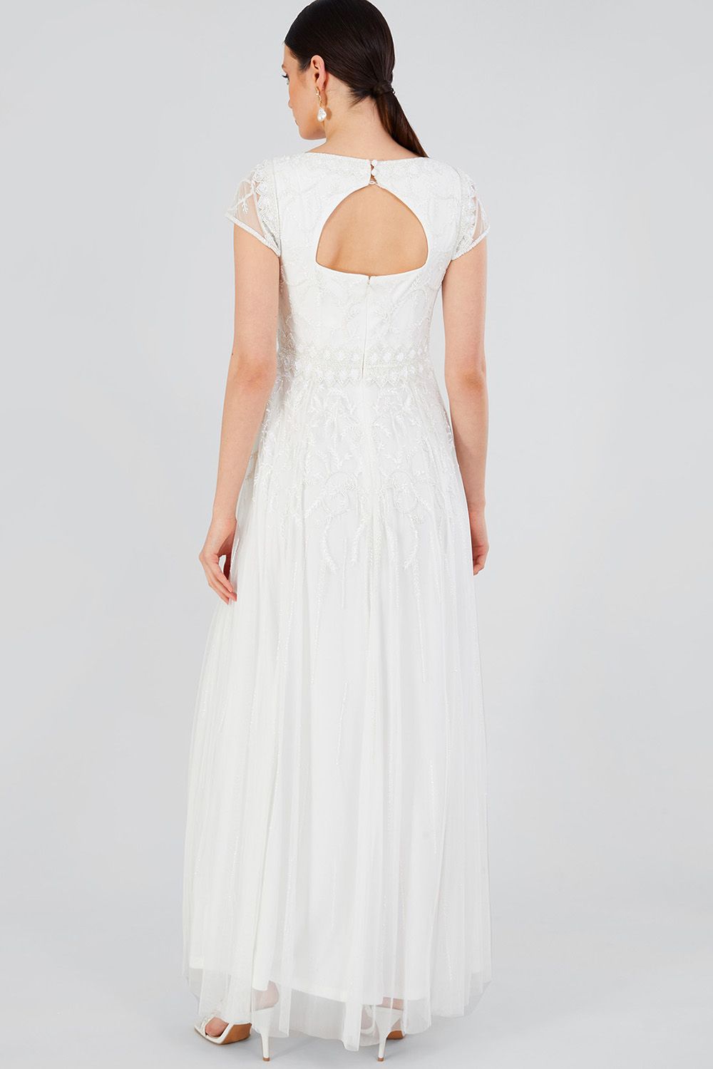 Monsoon Simone Bridal Maxi Dress Ivory