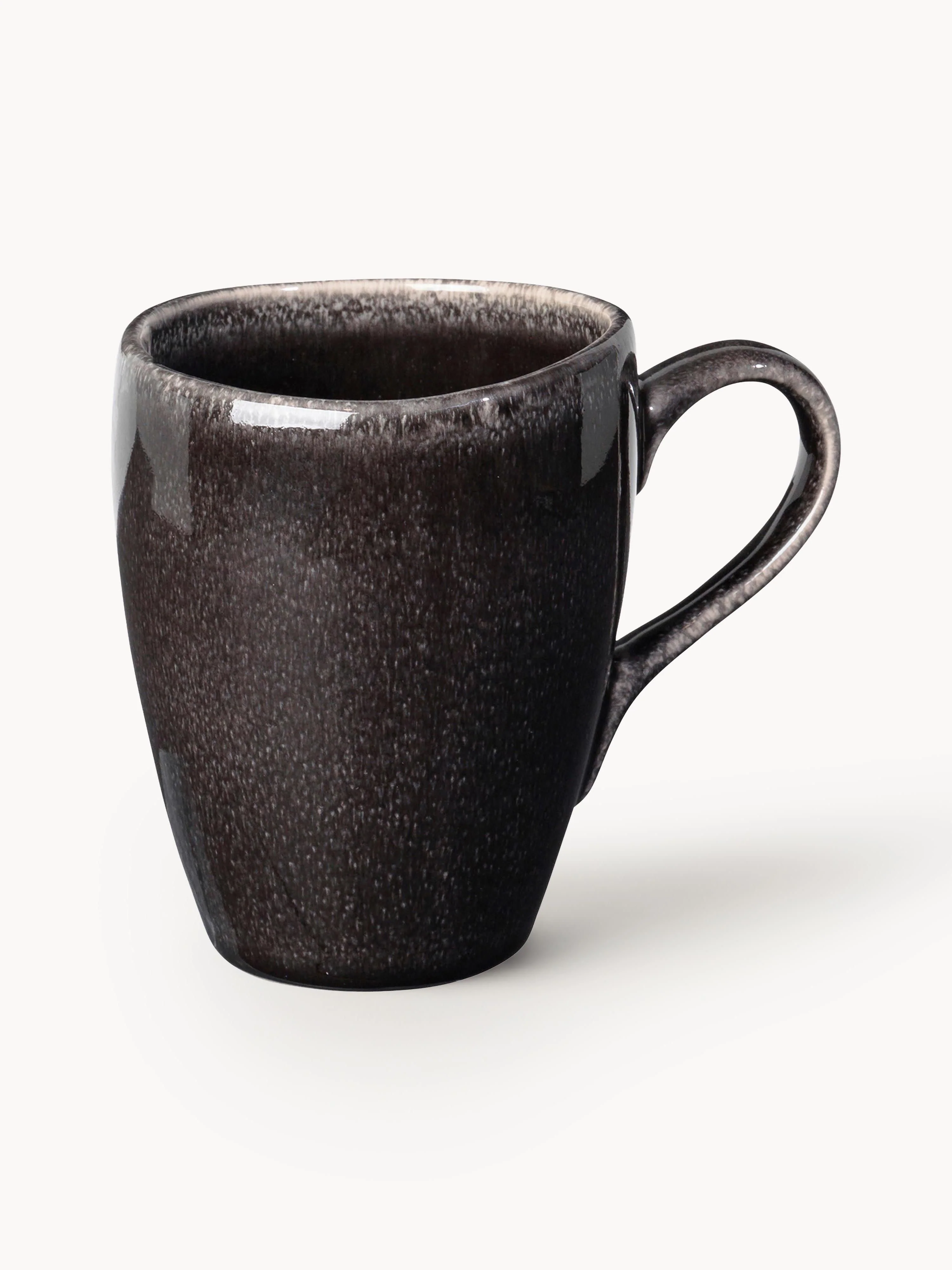 Handgemachte Tassen Nordic Coal, 250 ml, 6er-Set