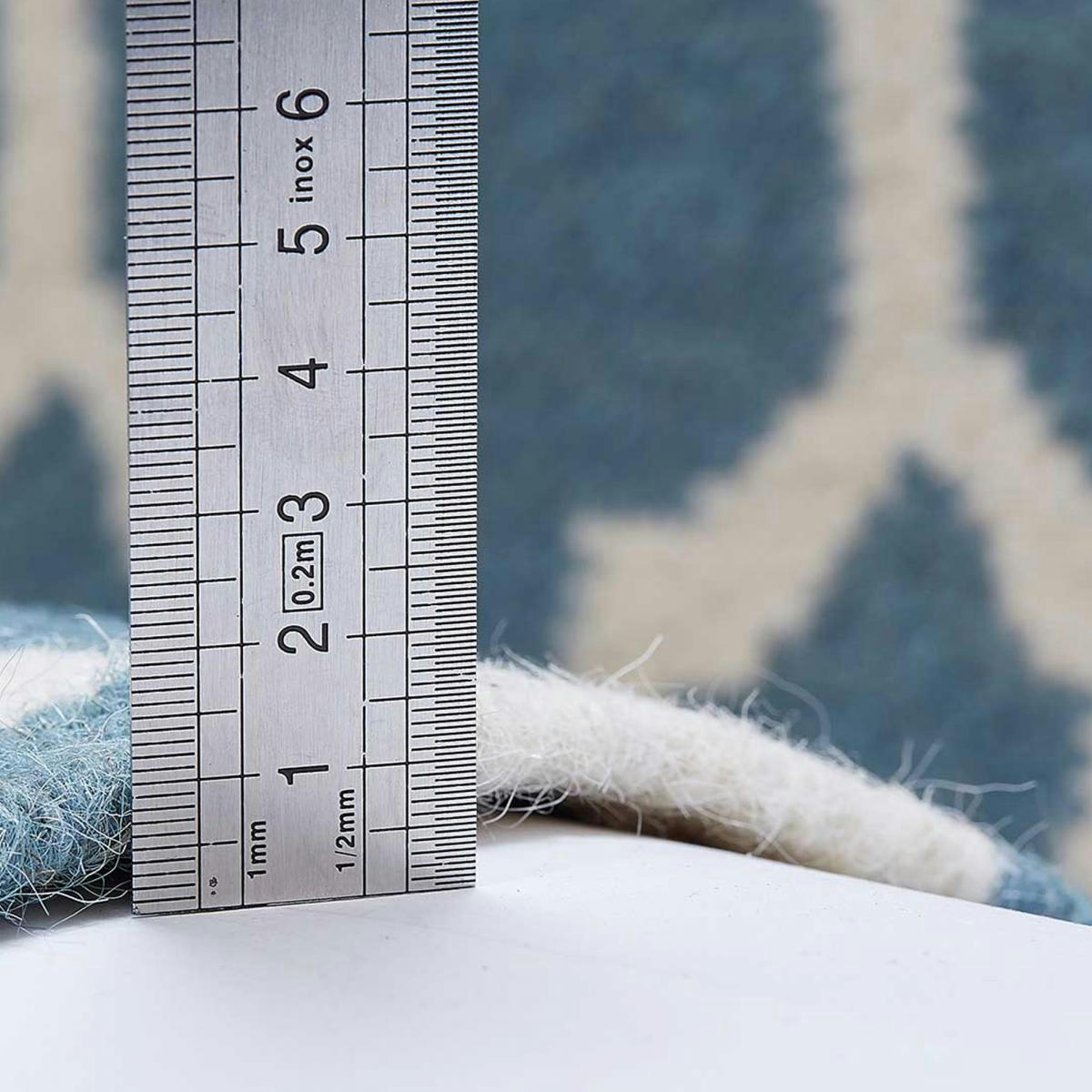 AFRIRA - Tapis kilim bleu 170x240