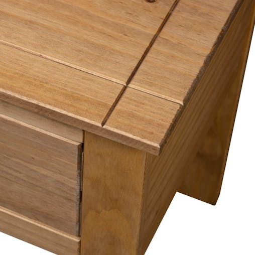 NNEVL Bedside Cabinet 46x40x57 cm Pine Panama Range