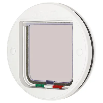 Cat Mate Glass Fitting Cat Flap - 4 Way Lock