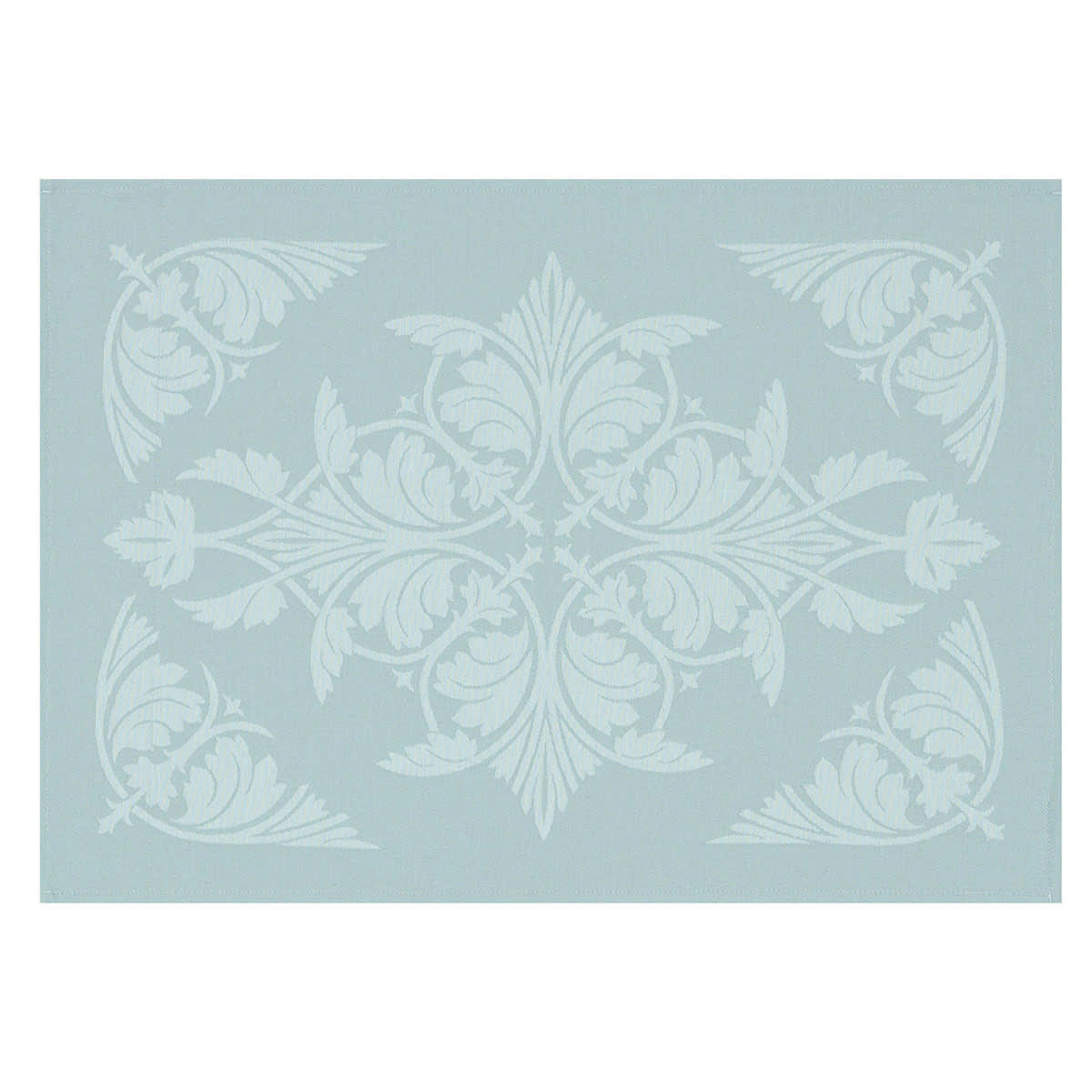 SYRACUSE - Set de table en coton aqua 50 x 36