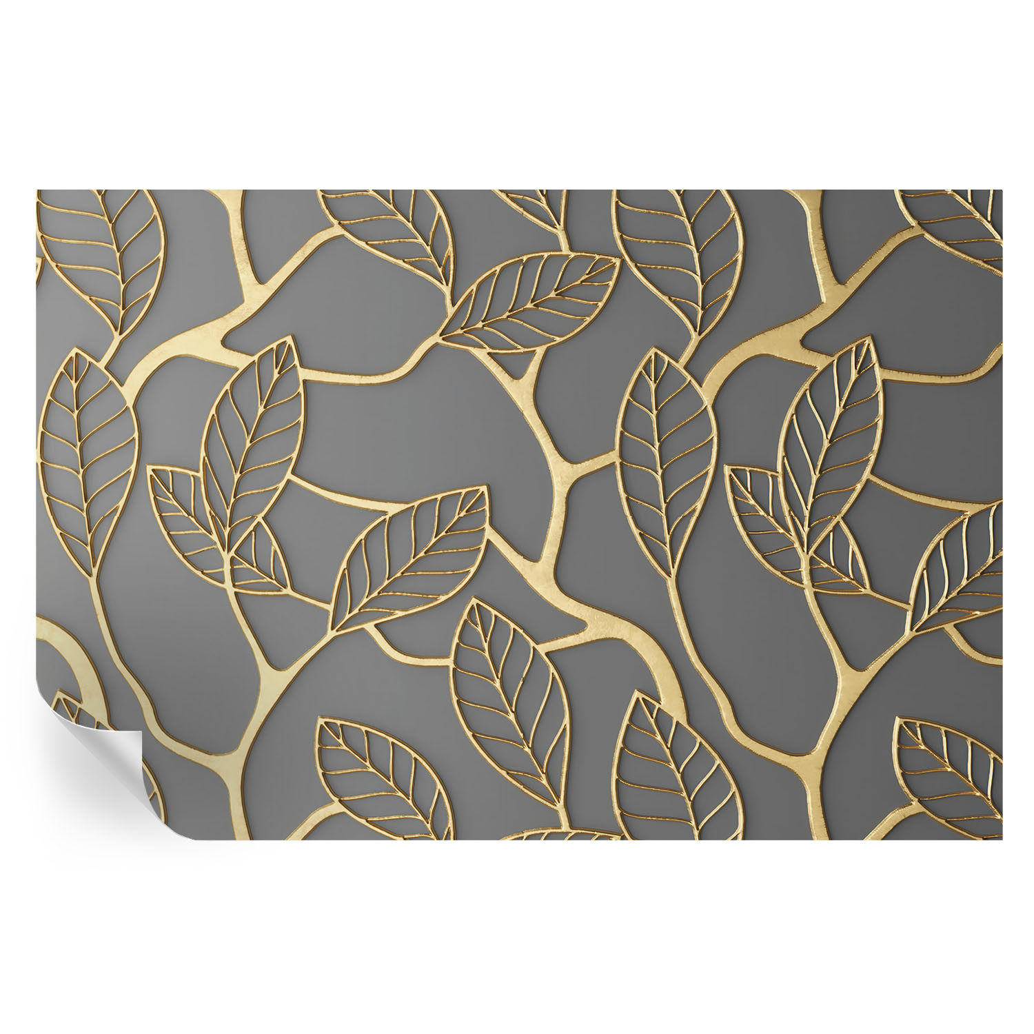 Tapeta samoprzylepna Eleganckie liście 104x70 Tulup