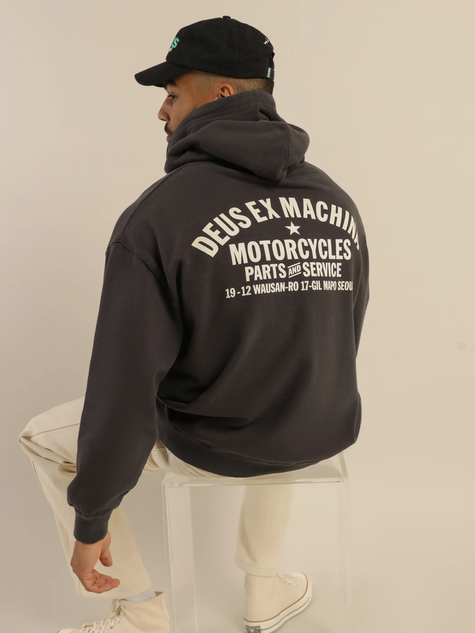 Box Fit Seoul Address Hoodie
