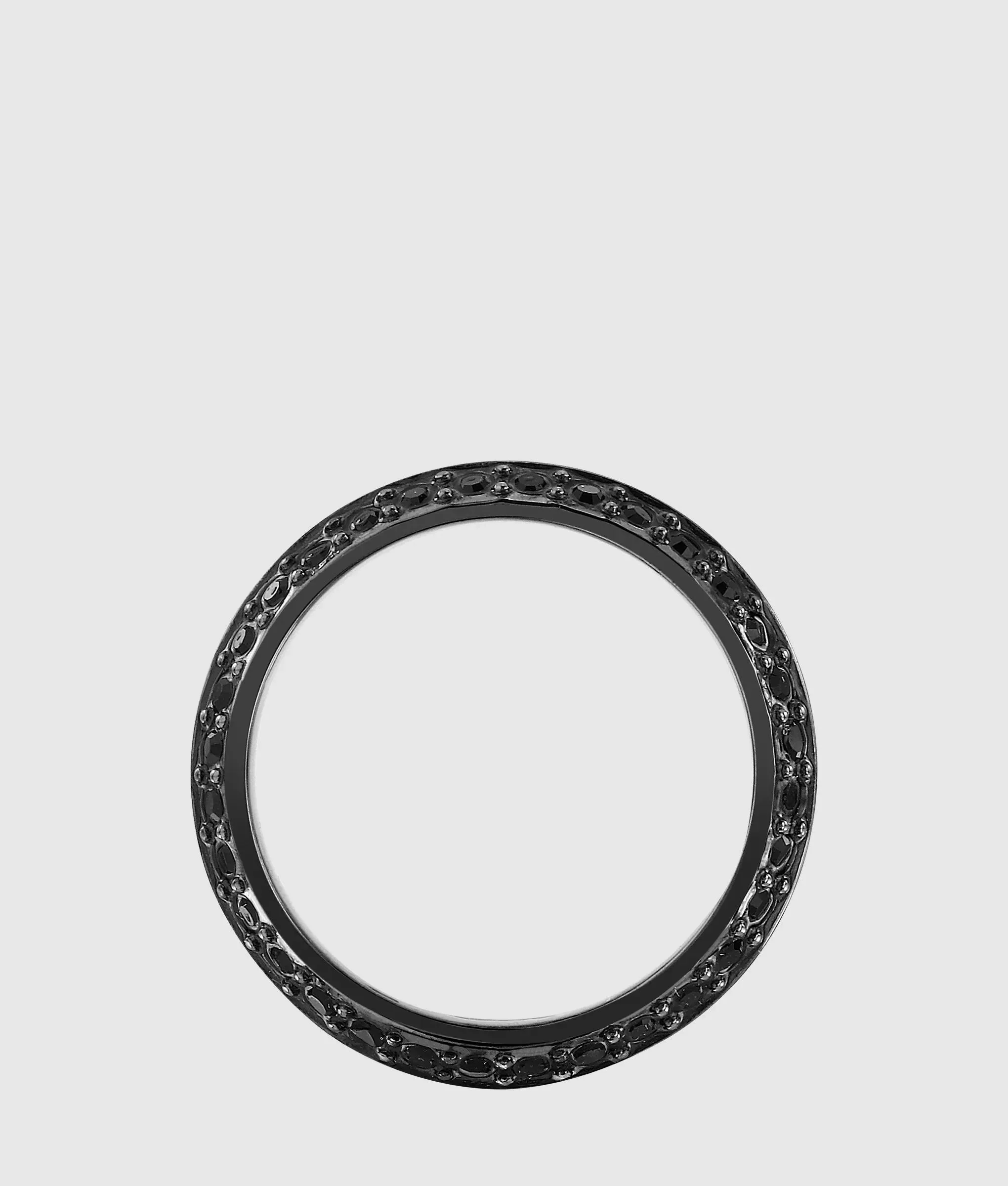 Bague en bronze à cristaux