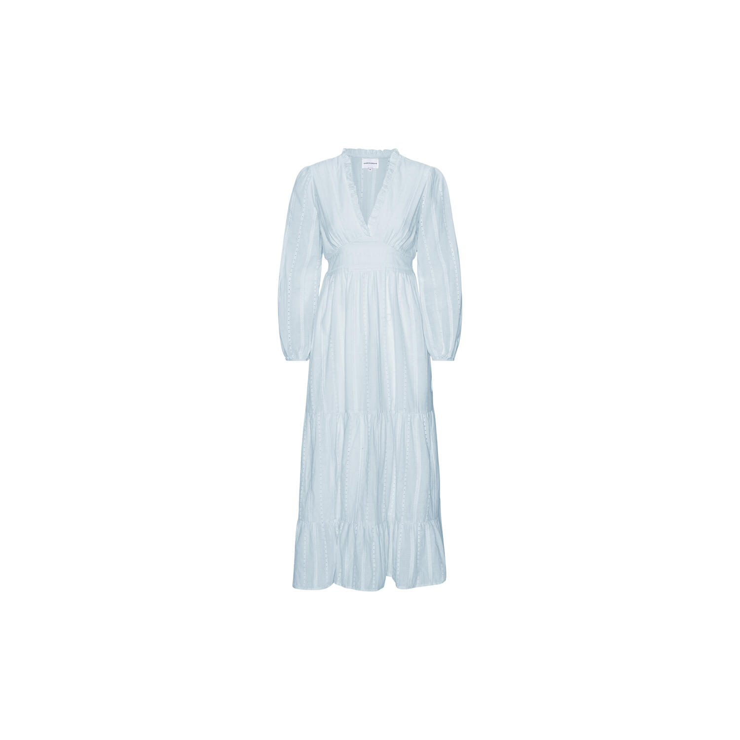 Umi Lang Bomuldskjole, light blue