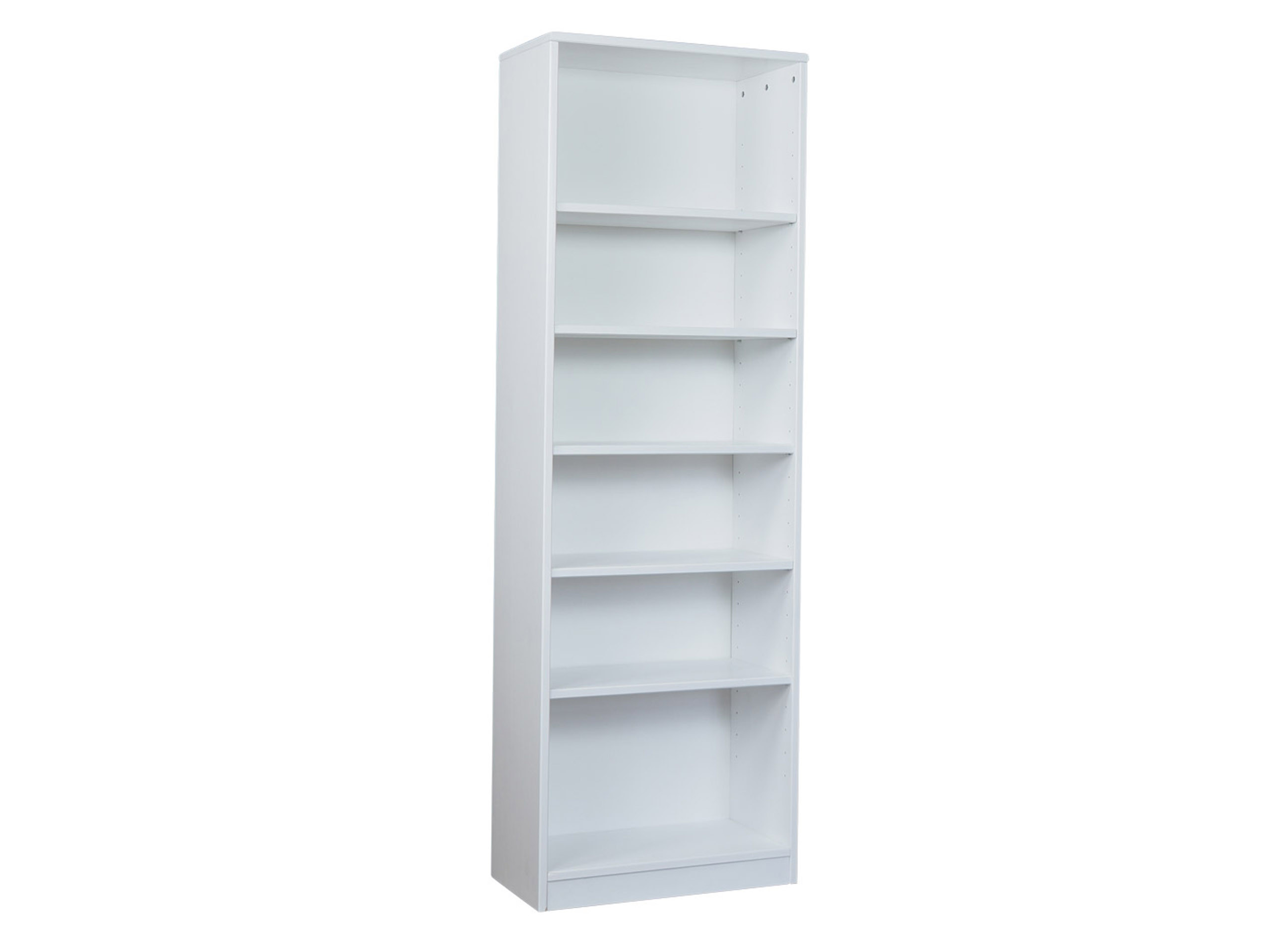 Regał 180x60 zabudowany z półkami EKO, kolor biały