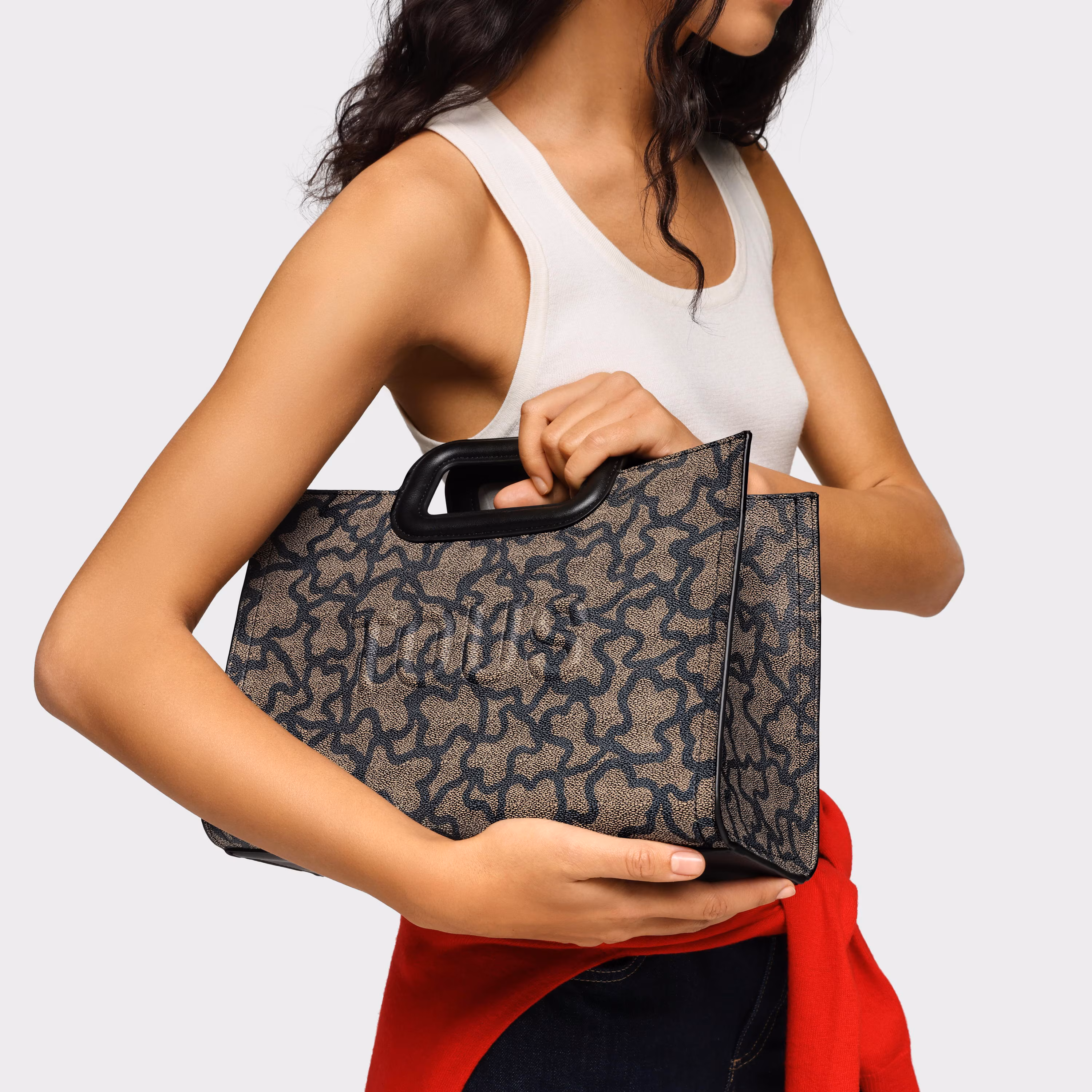 Shopper mediano Amaya negro Kaos Icon