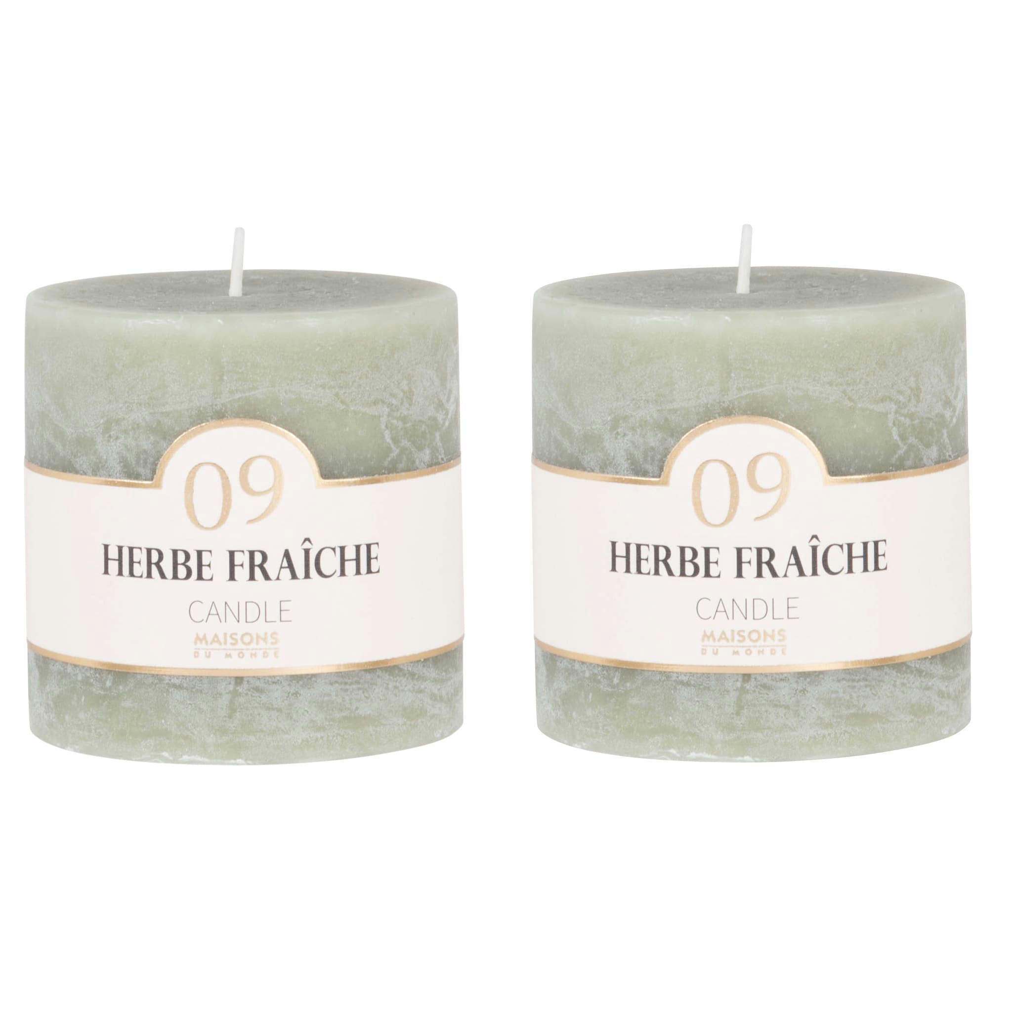 COLORAMA - Bougie parfumée verte H7, 230g
