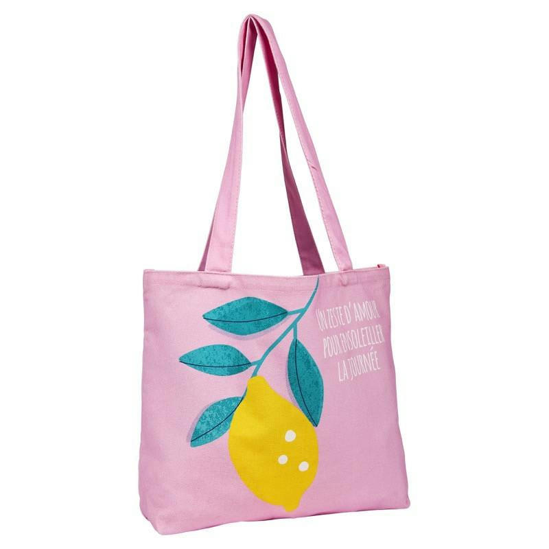 - Tote bag coton zeste d'amour