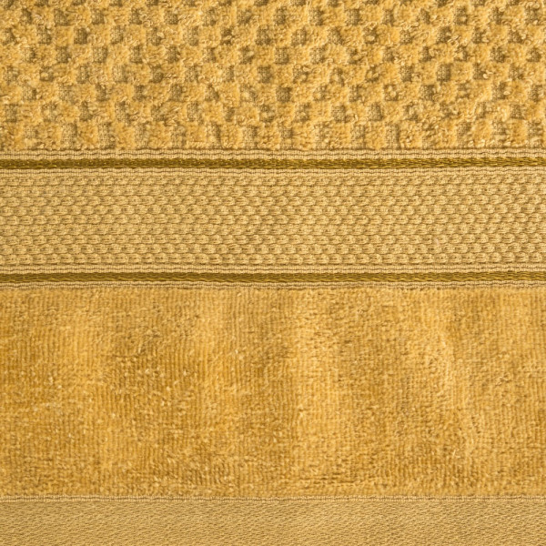 Ręcznik Jessi 70x140 musztardowy frotte 500g/m2