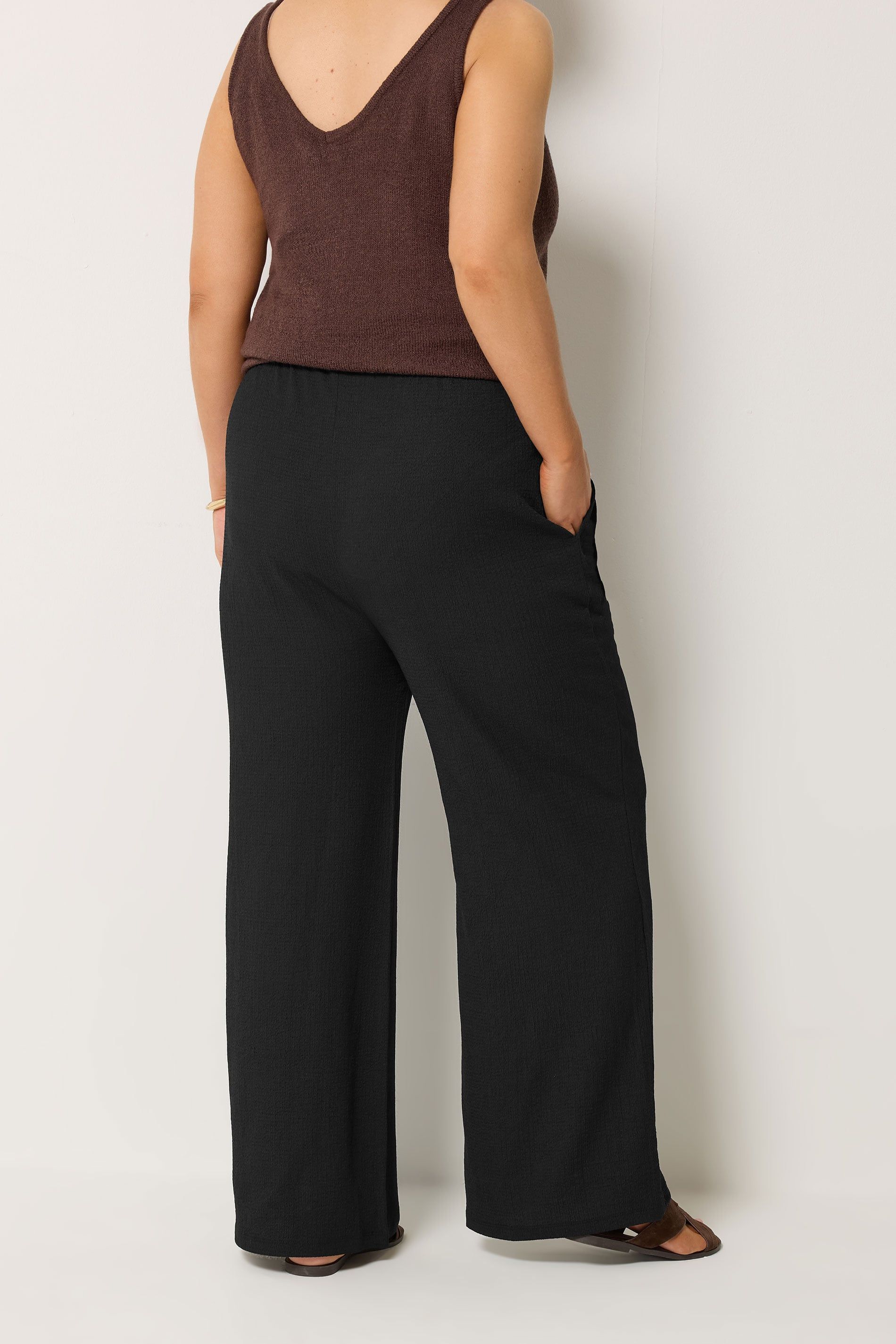 Yours 2 Pack Wide Leg Trousers