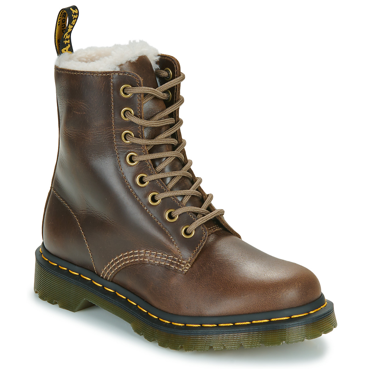 Dr. Martens - 1460 SERENA DARK KAKHI ORLEANS - Brown