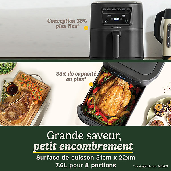 Friteuse sans huile 2000w Cuisinart AFS8OBLE
