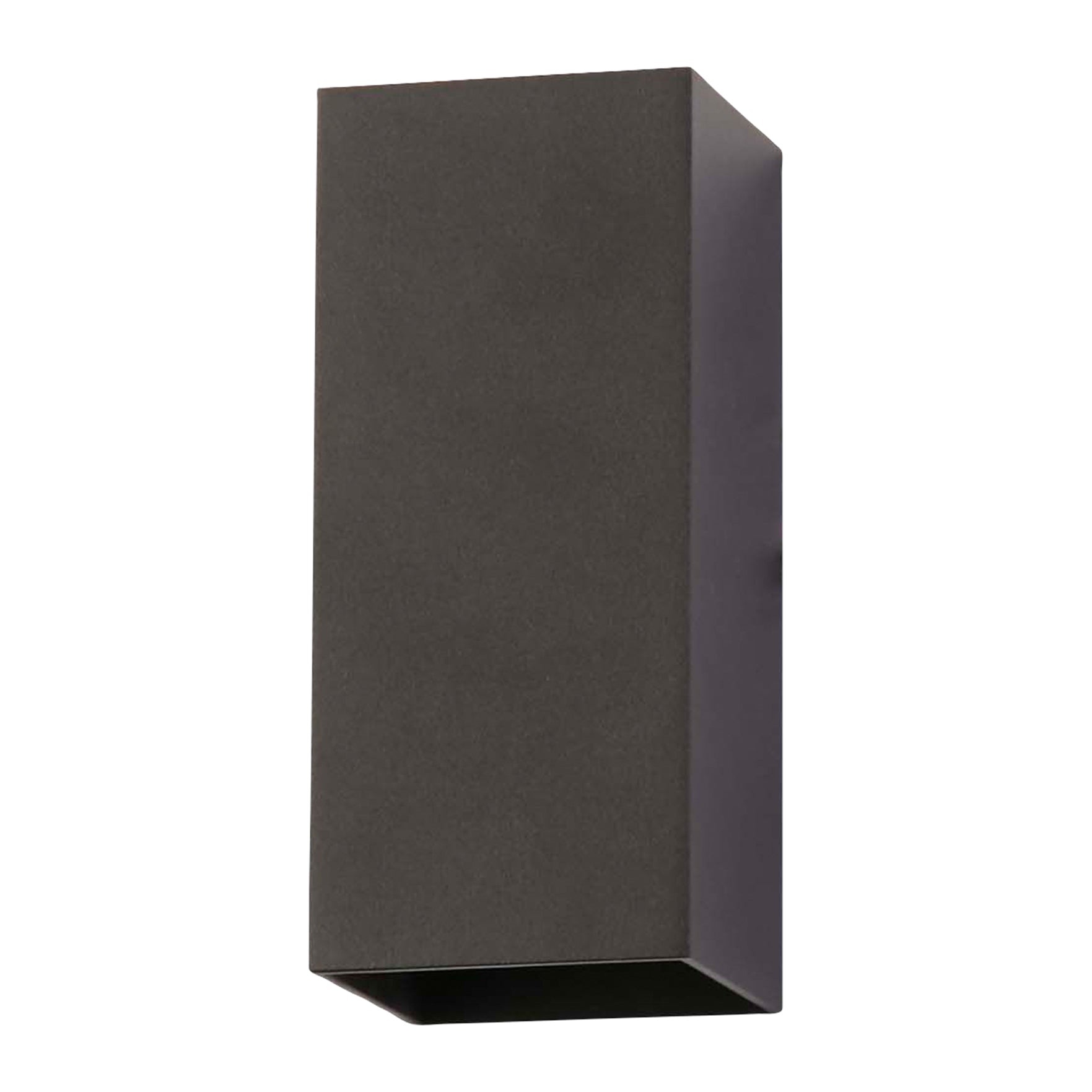 Searchlight Wall Wandlamp Vierkant - H 15,4 cm - Zwart