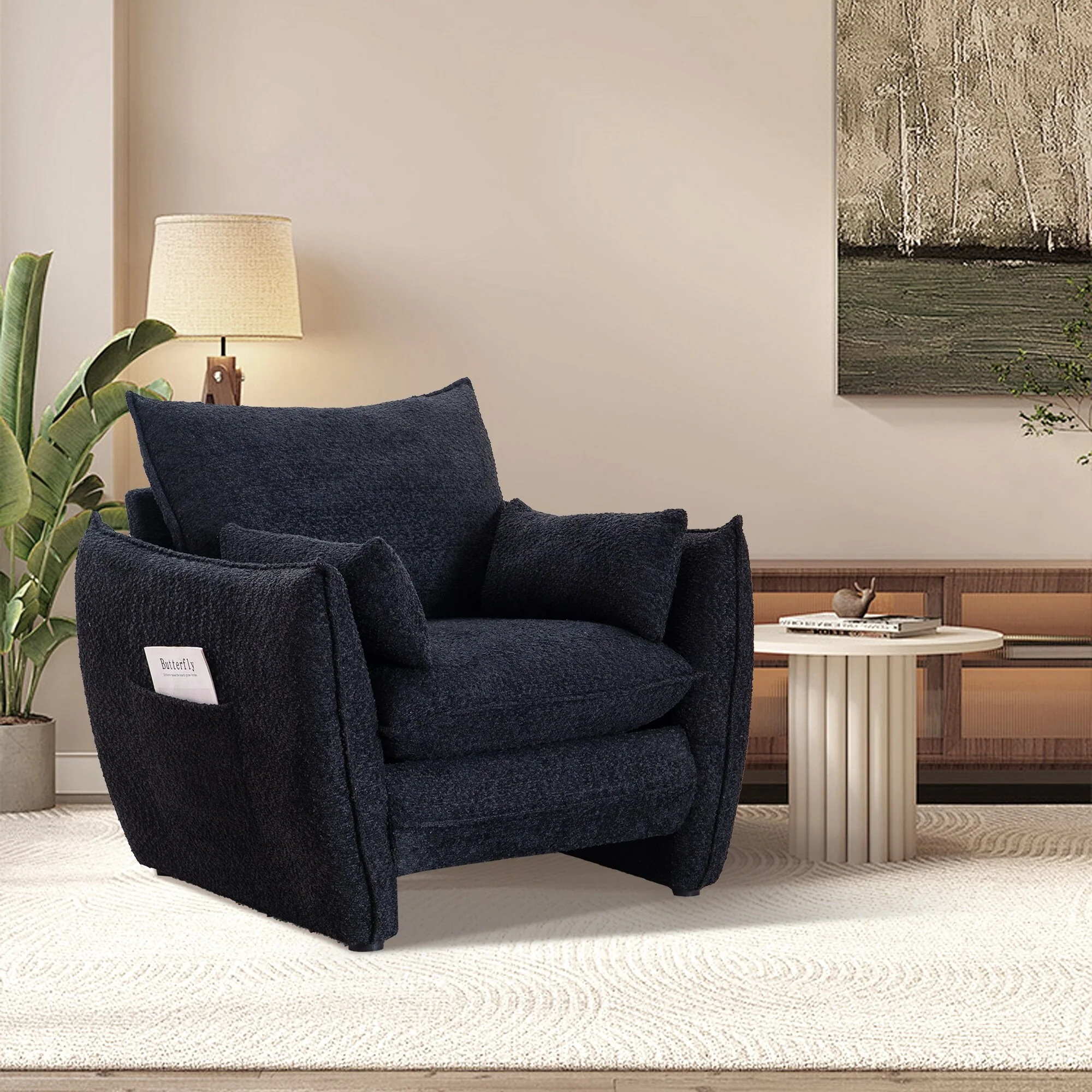 Sharp-Angle Modern Accent Dining Chair -Sleek Single Seater for Contemporary Spaces