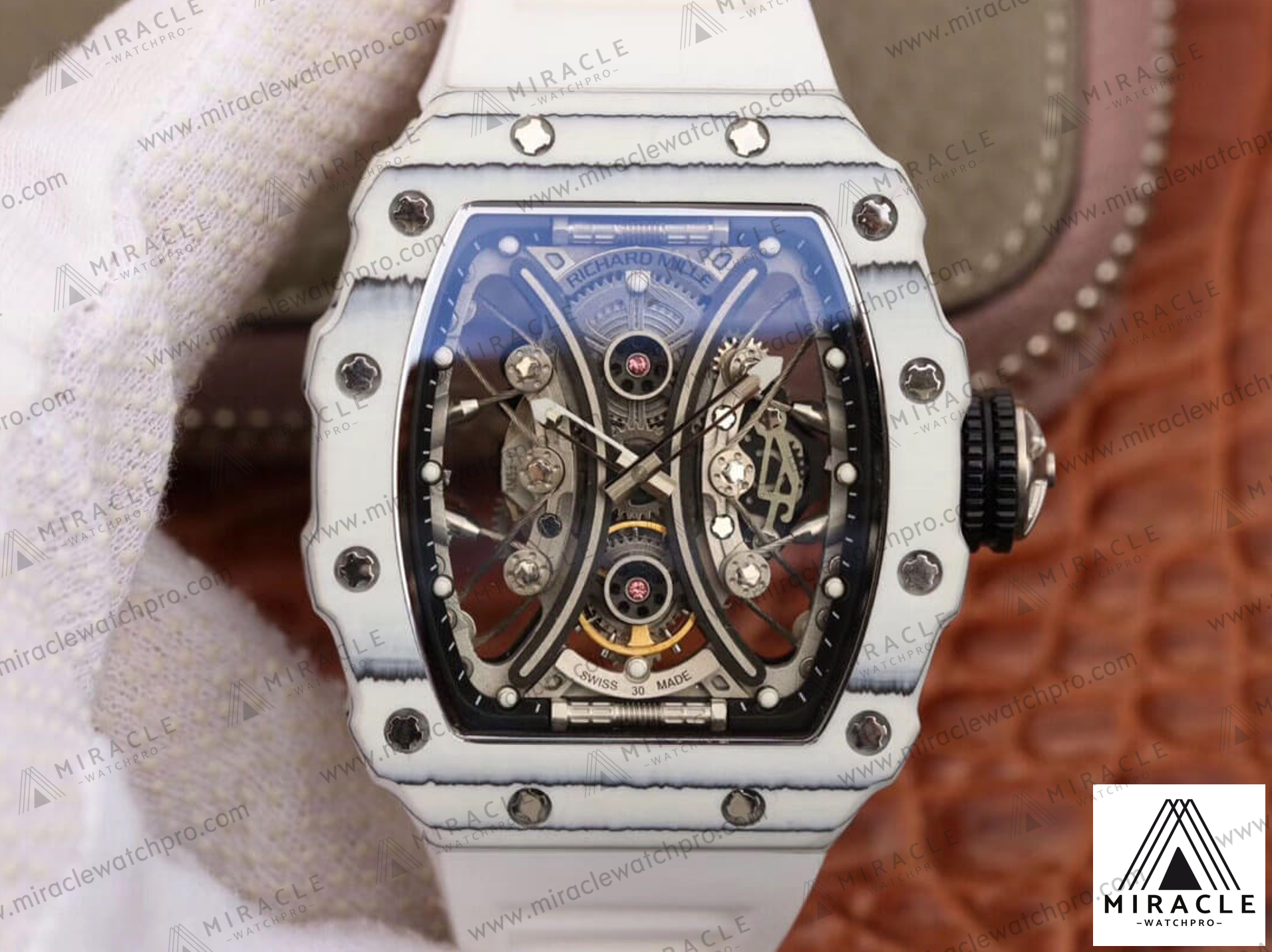 Replica Watch-RICHARD MILLE-ref.RM53-01-Elite Clone-49.90mm*42.70mm*16.15mm