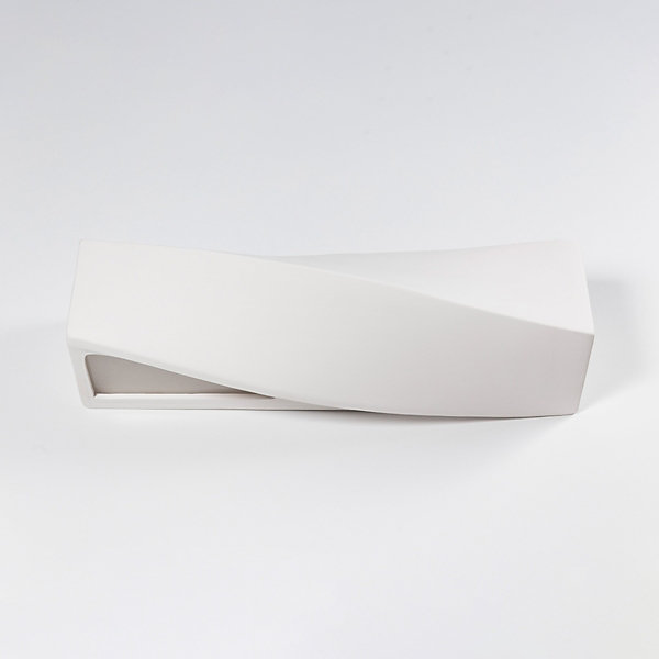 Applique en céramique/verre 1 ampoule 3000K - 42x12x14cm Sollux