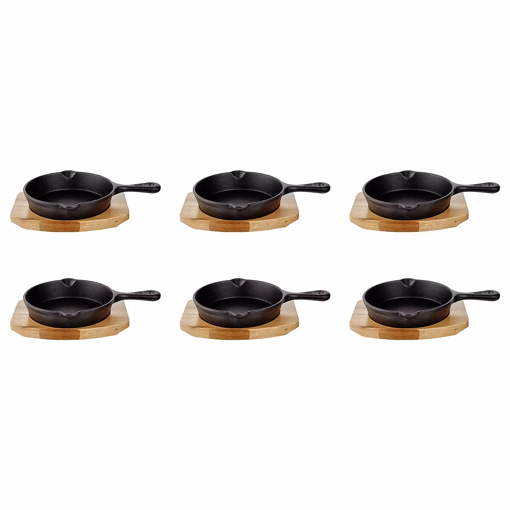 HOT IRON Servierpfanne 6er-Set