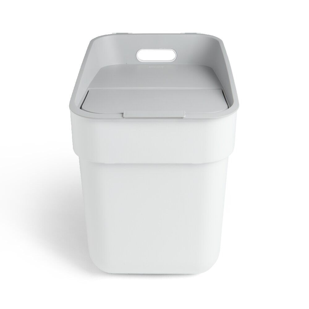 Poubelle de tri blanche 20L