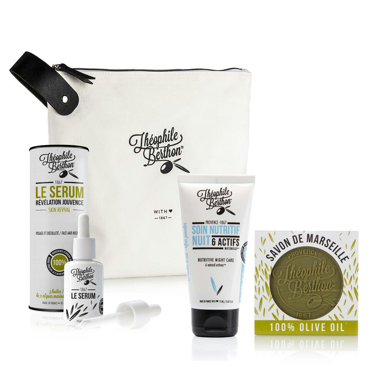 AVIGNON - Trousse 2 soins visage et savon pur olive