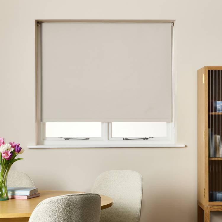 Habitat Blackout Latte Roller Blind - 60cm