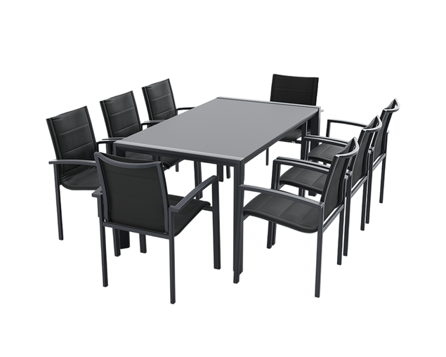 Boston-Eden 9 Piece Dining Setting