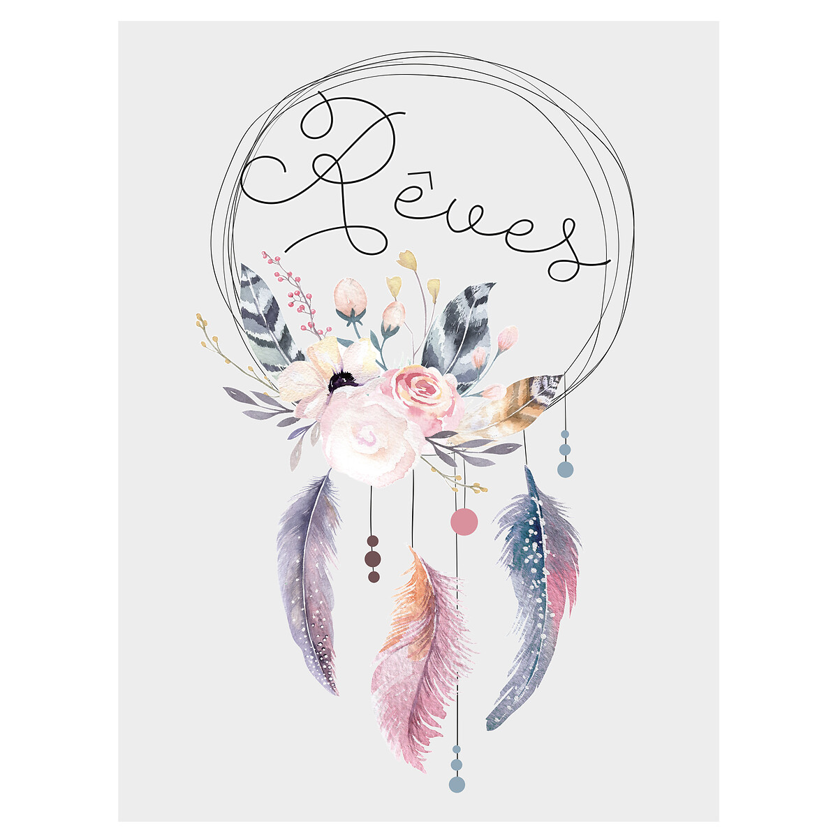 Autocolante sonhos 30x40cm