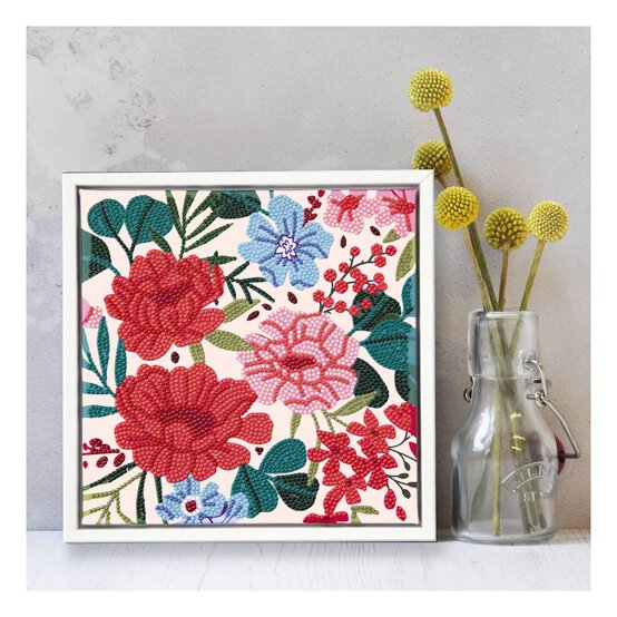 Diamond Dotz Floral Tile Kit 23cm x 23cm