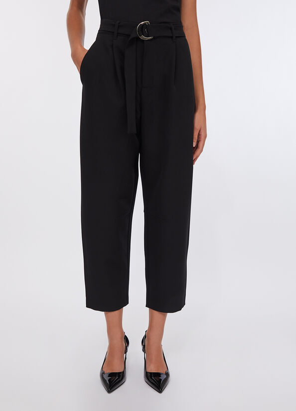 Pantaloni balloon con pince