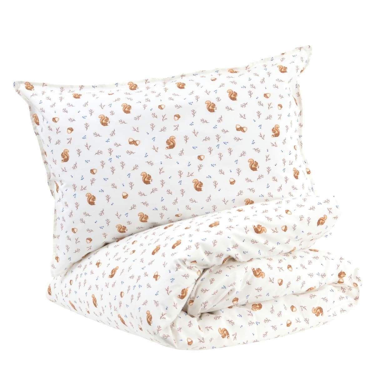 NOISETTE - Parure de lit housse de couette + taie 100x140 cm - 40x60 cm