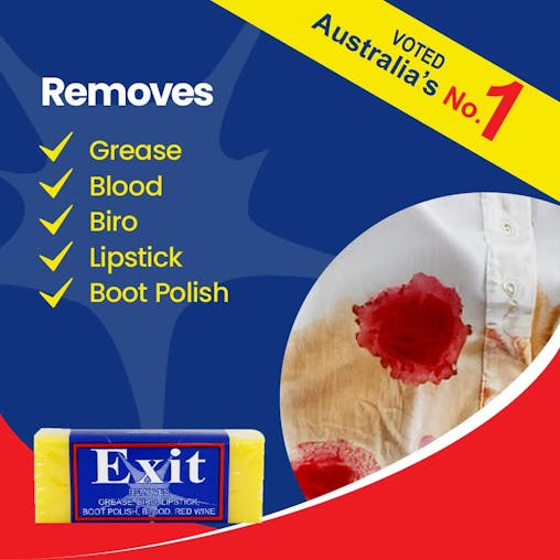 Exit Soap Stain Remover Grease Biro Blood Stain Multi Purpose Cleaner | Set of 3