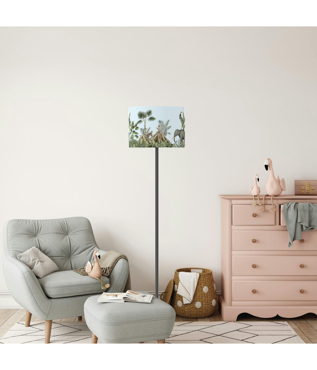 UNIVERS ENFANT - Lampadaire Jungle D: 40 x H: 165