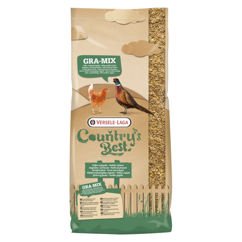 Mélange de céréales Gra-Mix pour poules et faisans 20 kg