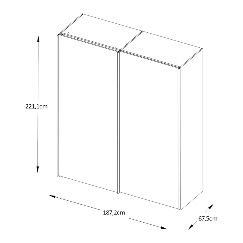 Schiebetürenschrank Primo