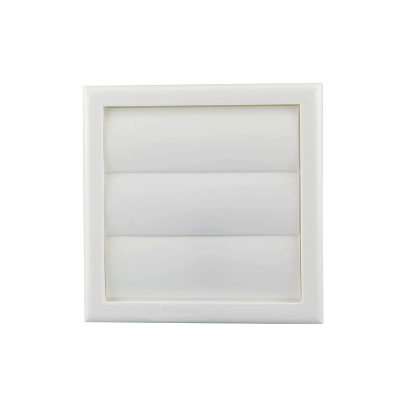 Grille de hotte en PVC encastrable blanche 154 x 154 mm RENSON