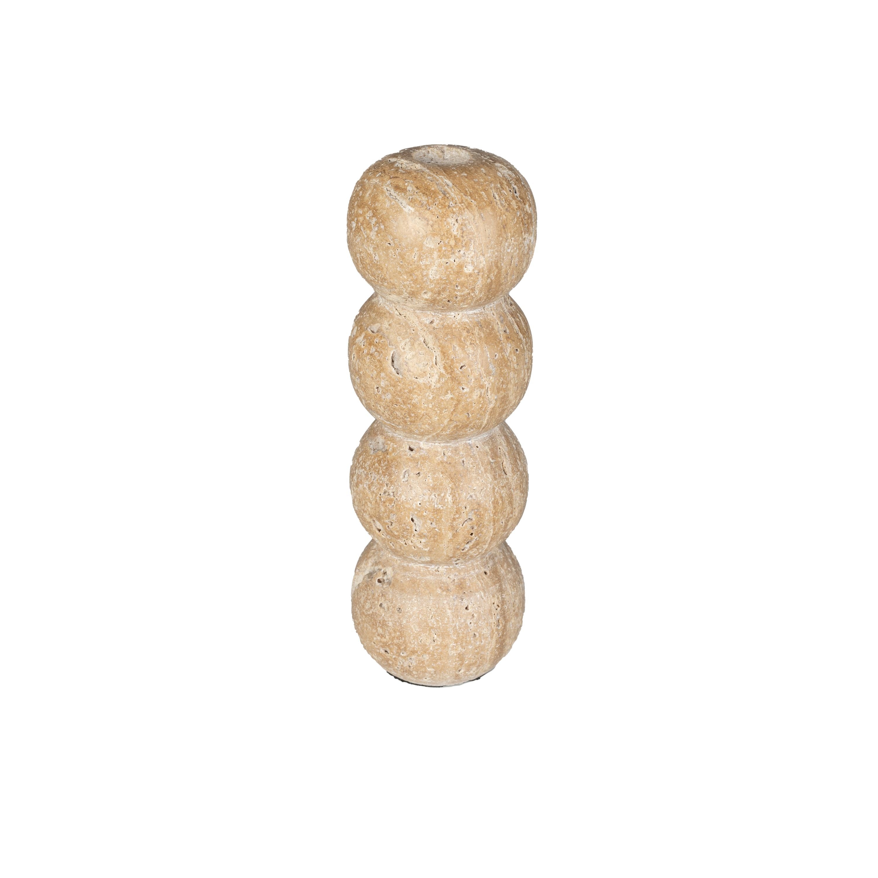Zuiver Rome Kandelaar Travertin - Beige