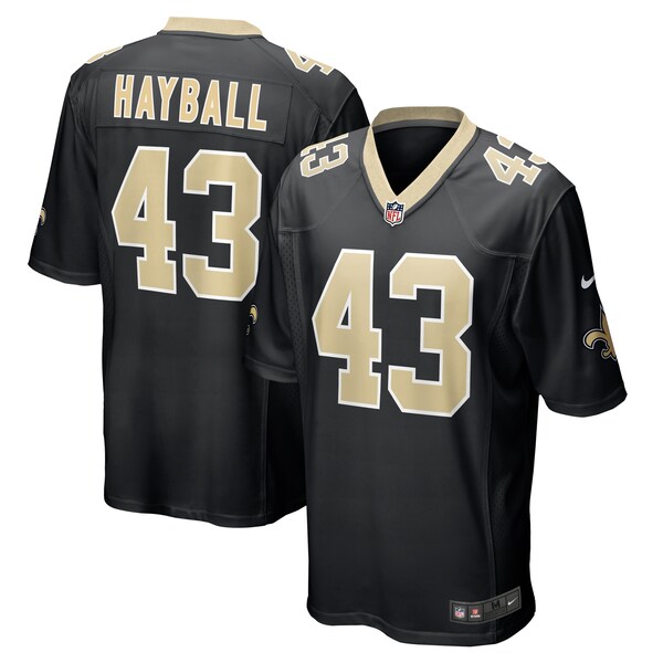 Matthew Hayball New Orleans Saints Nike  Game Jersey -  Black