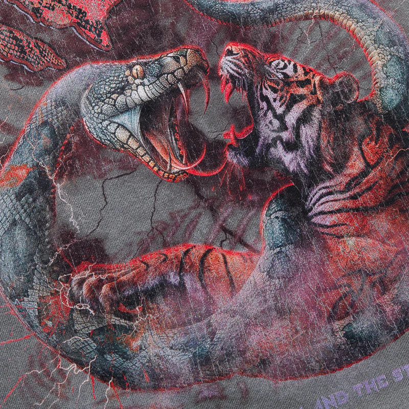 Ksubi Knotted Ekcess Tee - Charcoal