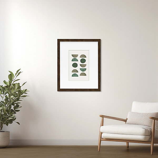 Cadre photo wild ébène 40x50 cm avec passe-partout 20x30 cm Fabriqué en France
