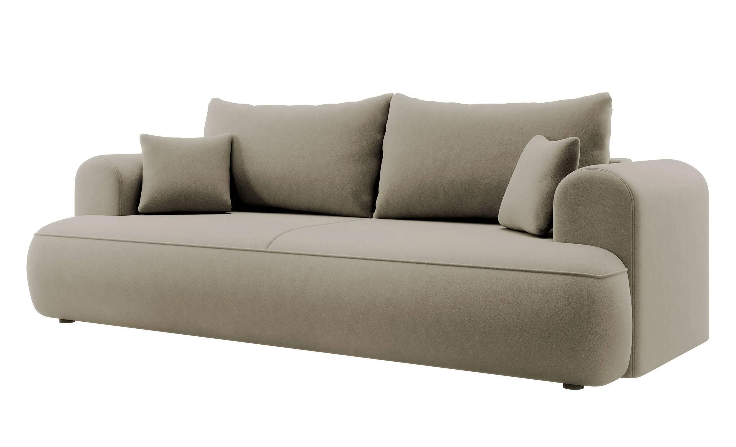 3-zitbank Philipa velvet met slaapfunctie