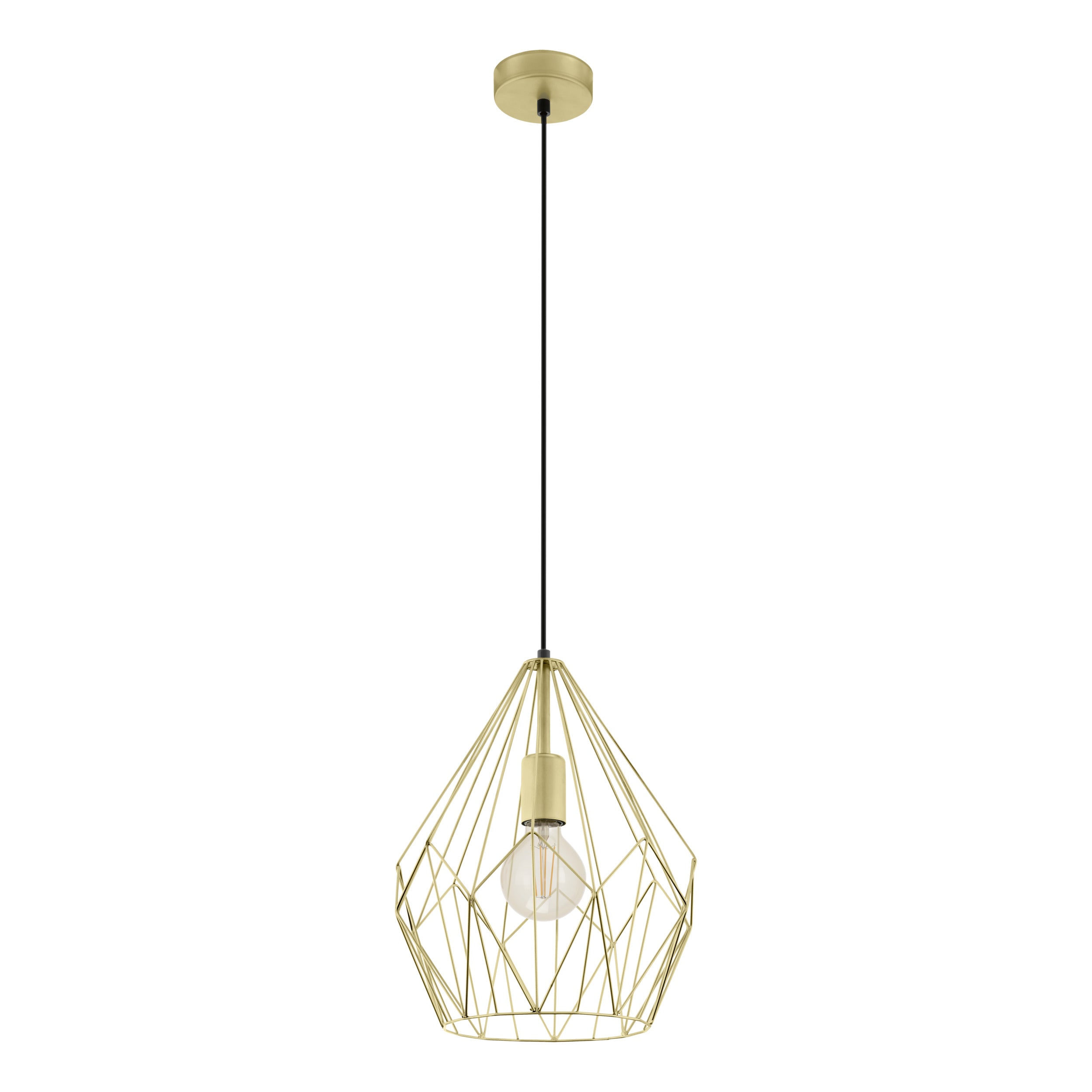 EGLO hanglamp Carlton - e27 - ø 31 cm - goud