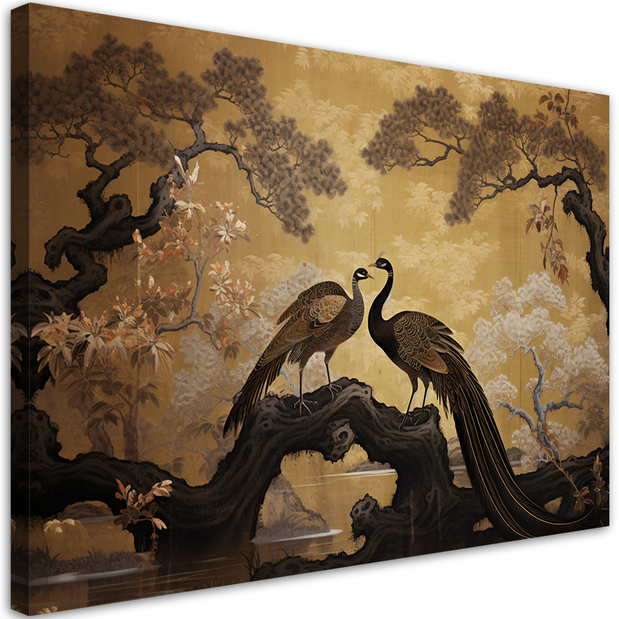 Feeby Obraz na płótnie, Pawie Drzewo Bonsai 60x40