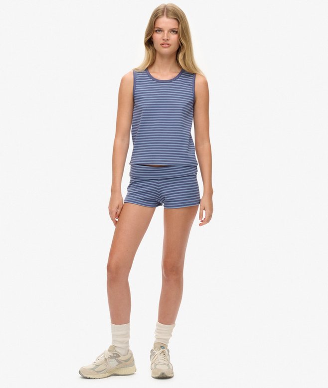 Athletic Essentials Jersey Stripe Tank Top