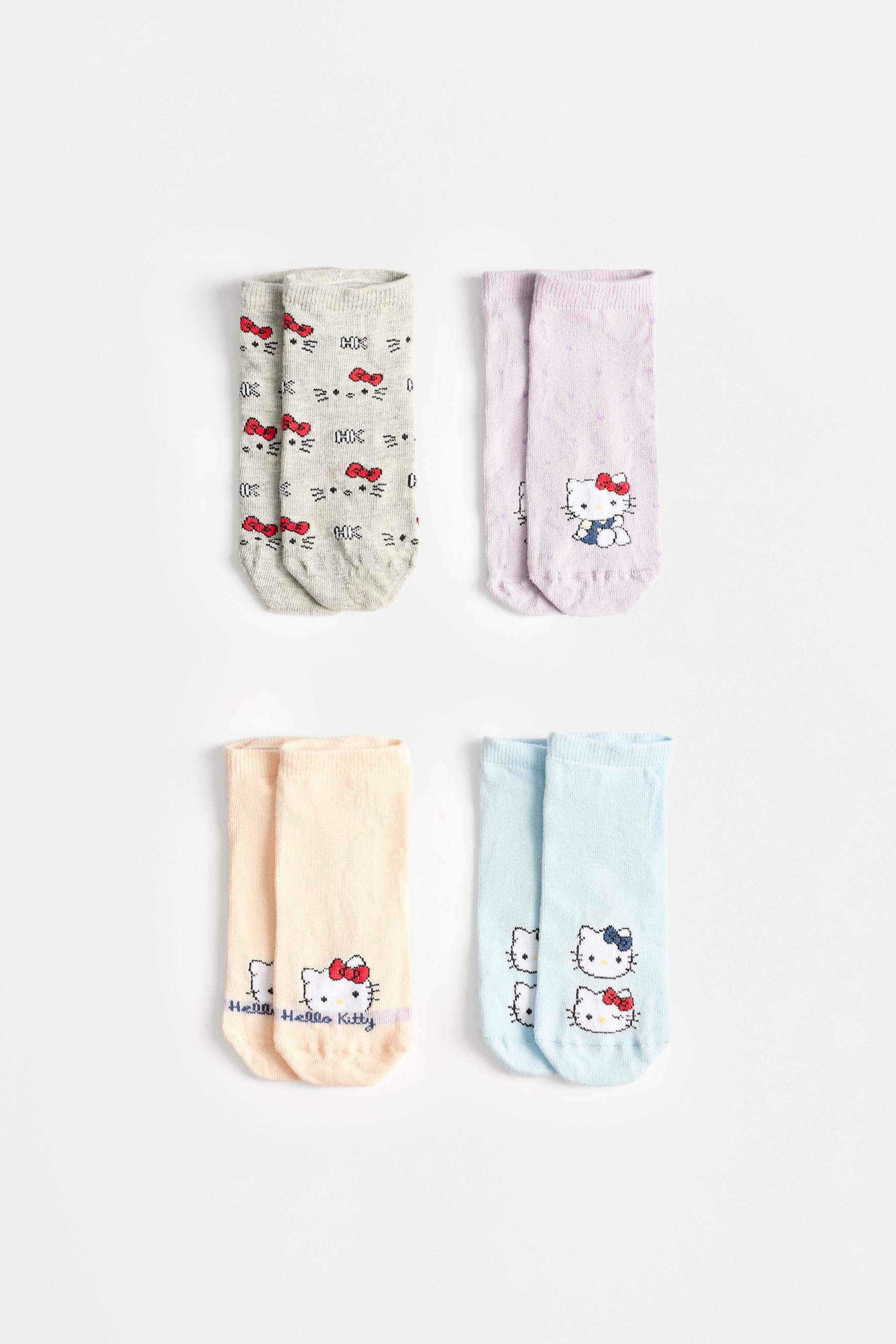 Calcetines tobilleros Hello Kitty ©SANRIO (Pack 4)